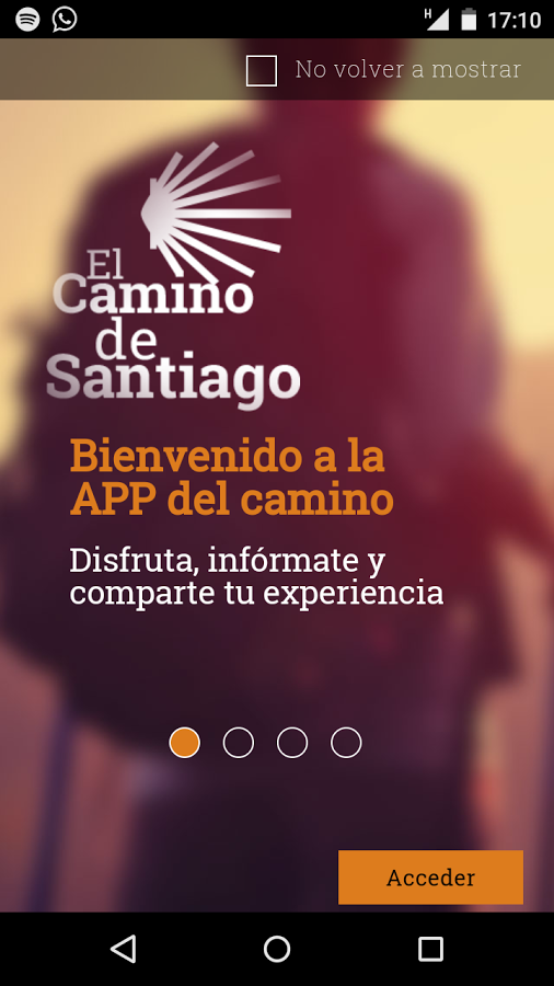 A aplicación móbil do Camiño de Santiago de Turismo de Galicia xa está dispoñible para descargar en dispositivos android